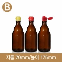유리병 (B타입)웨이 갈색기름병 330ml(A-W)