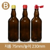 유리병 (B타입)웨이 갈색기름병 500ml(A-W)