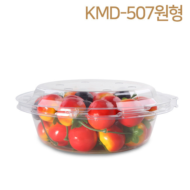 PET과일용기 500g 50개(KMD-507원형)