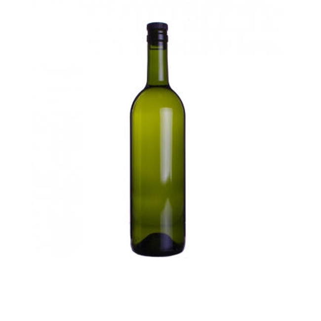 유리병 와인750ml(갈녹색, 콜크마개) (A) 